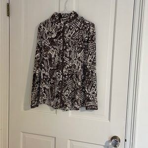 Snake print jacket